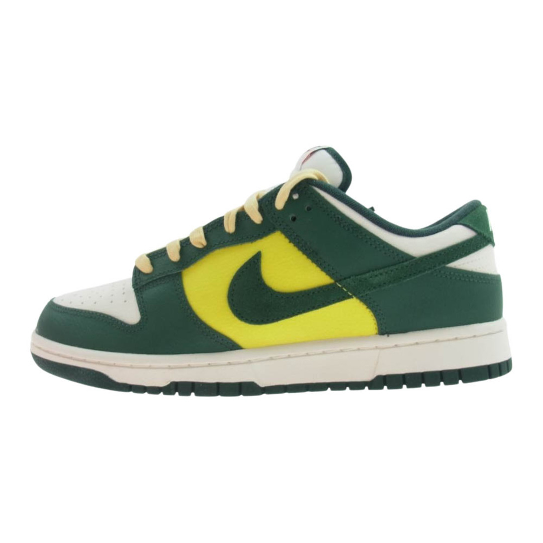 NIKE ナイキ スニーカー FD0350-133  W DUNK LOW SE Noble Green ウィメンズ ダンク ノーブルグリーン ローカット スニーカー グリーン系 イエロー系 27.5cm【新古品】約29cm高さ