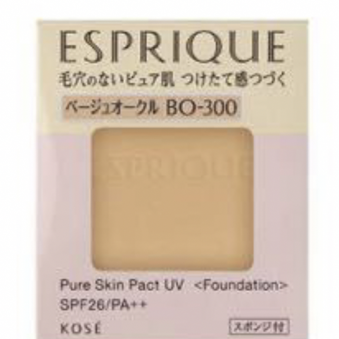 ESPRIQUE(エスプリーク)のエスプリーク ピュアスキン パクト UV BO-300 ベージュオークル コスメ/美容のベースメイク/化粧品(ファンデーション)の商品写真