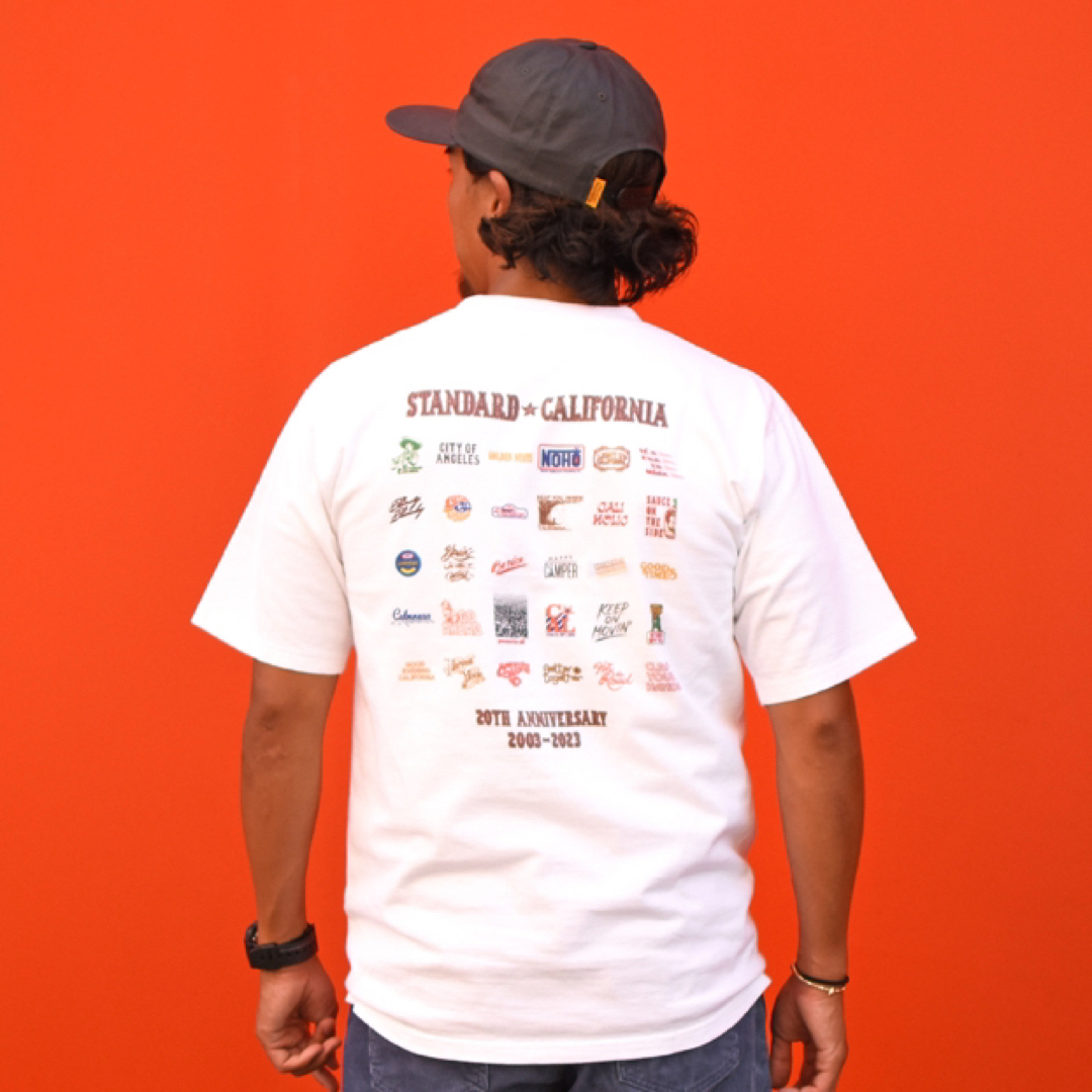 STANDARD CALIFORNIA(スタンダードカリフォルニア)のスタンダードカリフォルニア 20th アニバーサリーTシャツ メンズのトップス(Tシャツ/カットソー(半袖/袖なし))の商品写真
