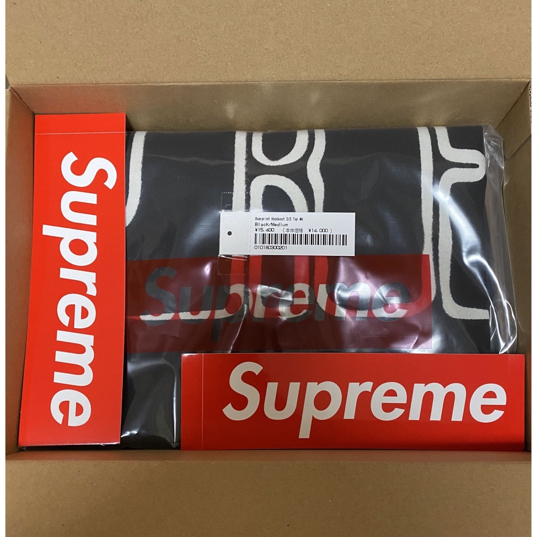 23AW Supreme Overprint Knockout Tシャツ M