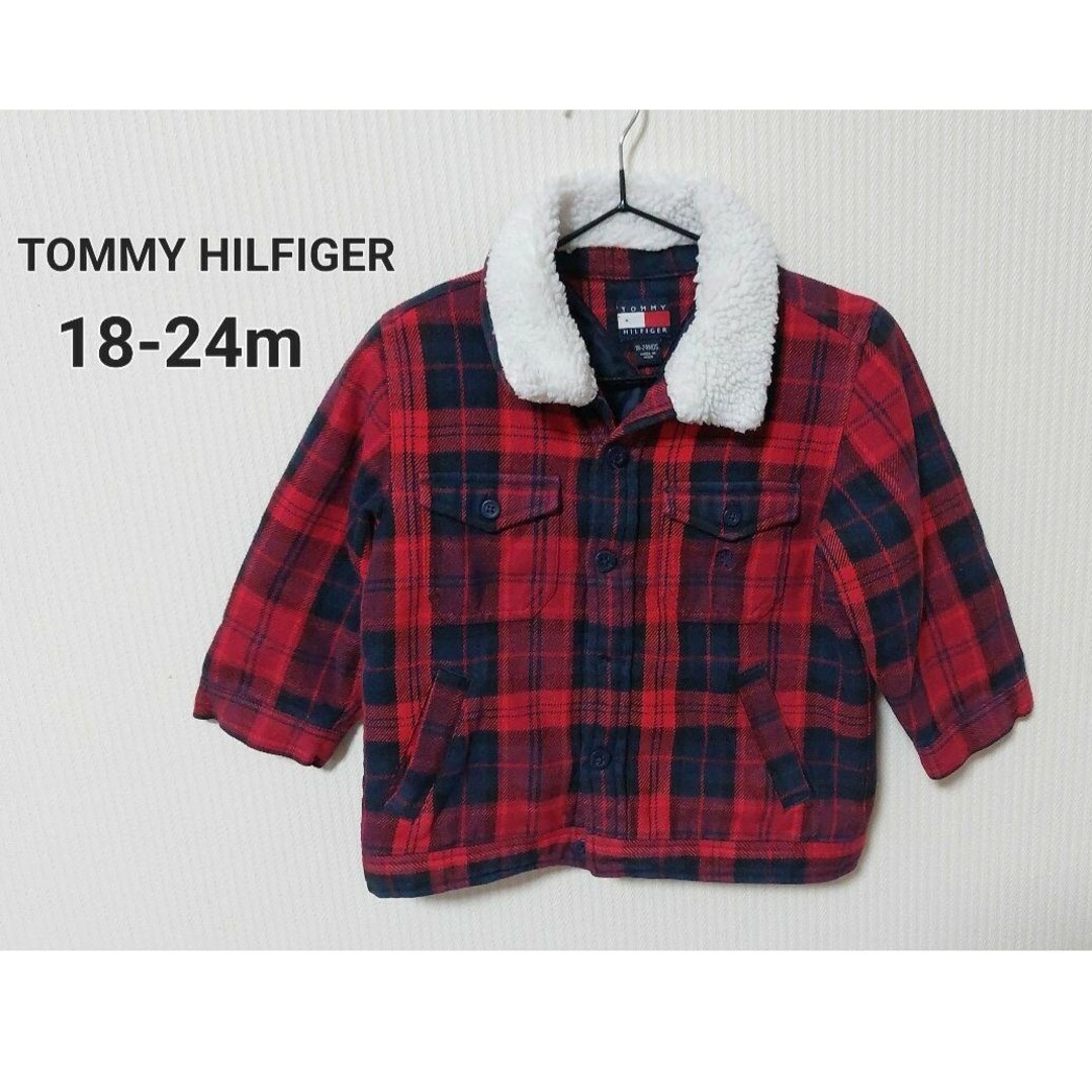 TOMMY HILFIGER - TOMMY HILFIGER トミーヒルフィガー 上着 赤チェック