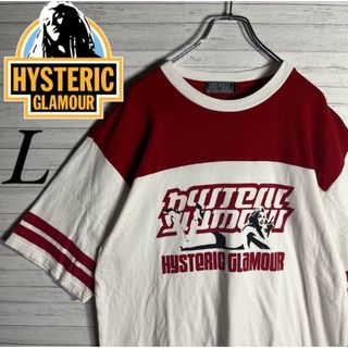 ヒステリックグラマー(HYSTERIC GLAMOUR)の【専用】ヒステリックグラマー ビッグロゴ ヒスガール バイカラー(Tシャツ/カットソー(半袖/袖なし))