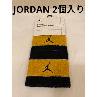 ナイキ(NIKE)のNIKE ナイキ ジョーダン　JORDAN リストバンド　ブラック　ゴールド(バスケットボール)