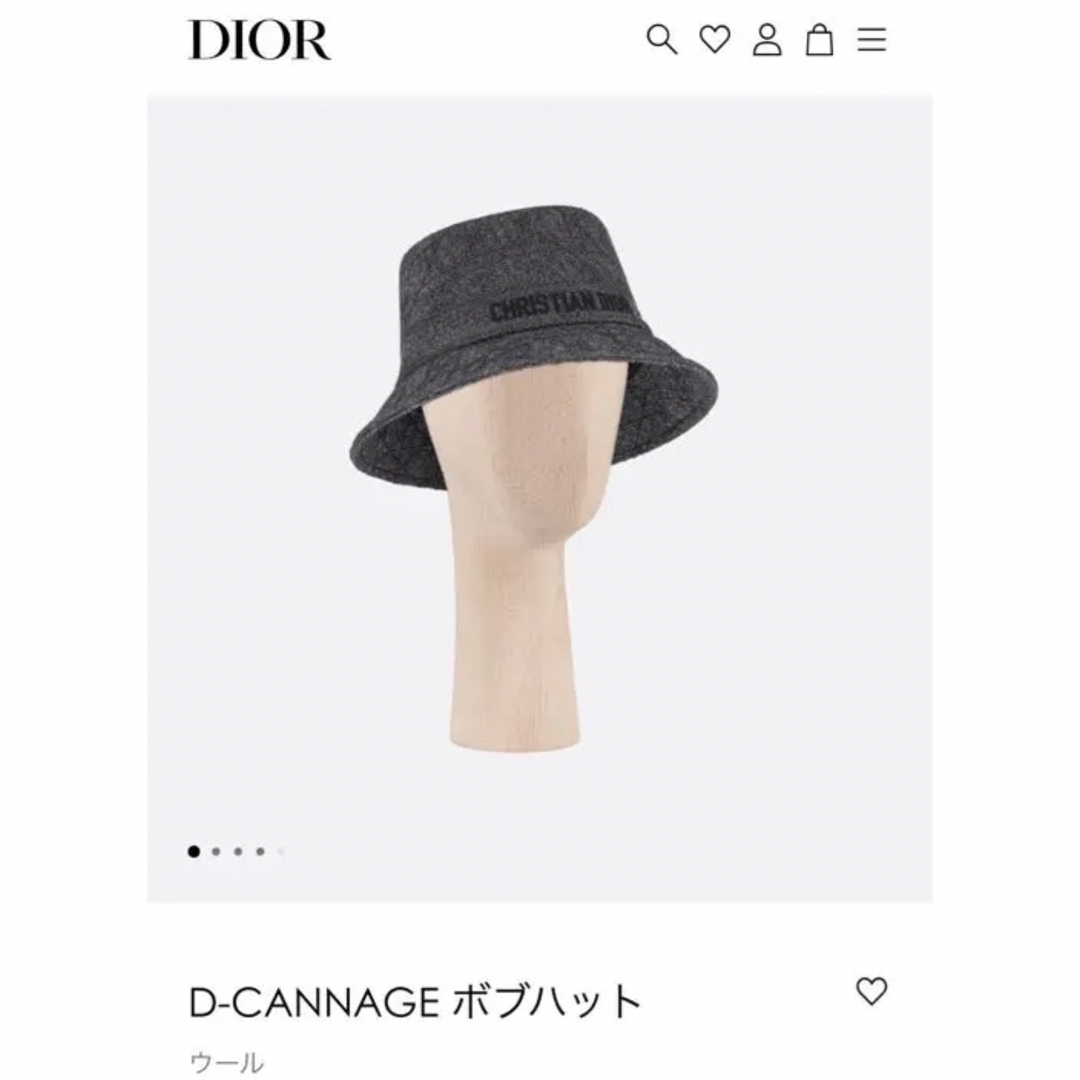 Christian Dior バケットハット 58 見積もる Christian Dior バケットハット 58 見積もる