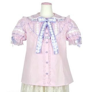 アンジェリックプリティー(Angelic Pretty)のEaster Eggブラウス ピンク(シャツ/ブラウス(半袖/袖なし))