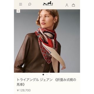 Hermes - エルメス23秋冬最新カシミアシルクトライアングル ...