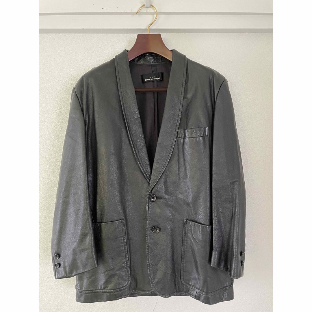 肩幅…49Trico Comme des Garçons Leather Jacket