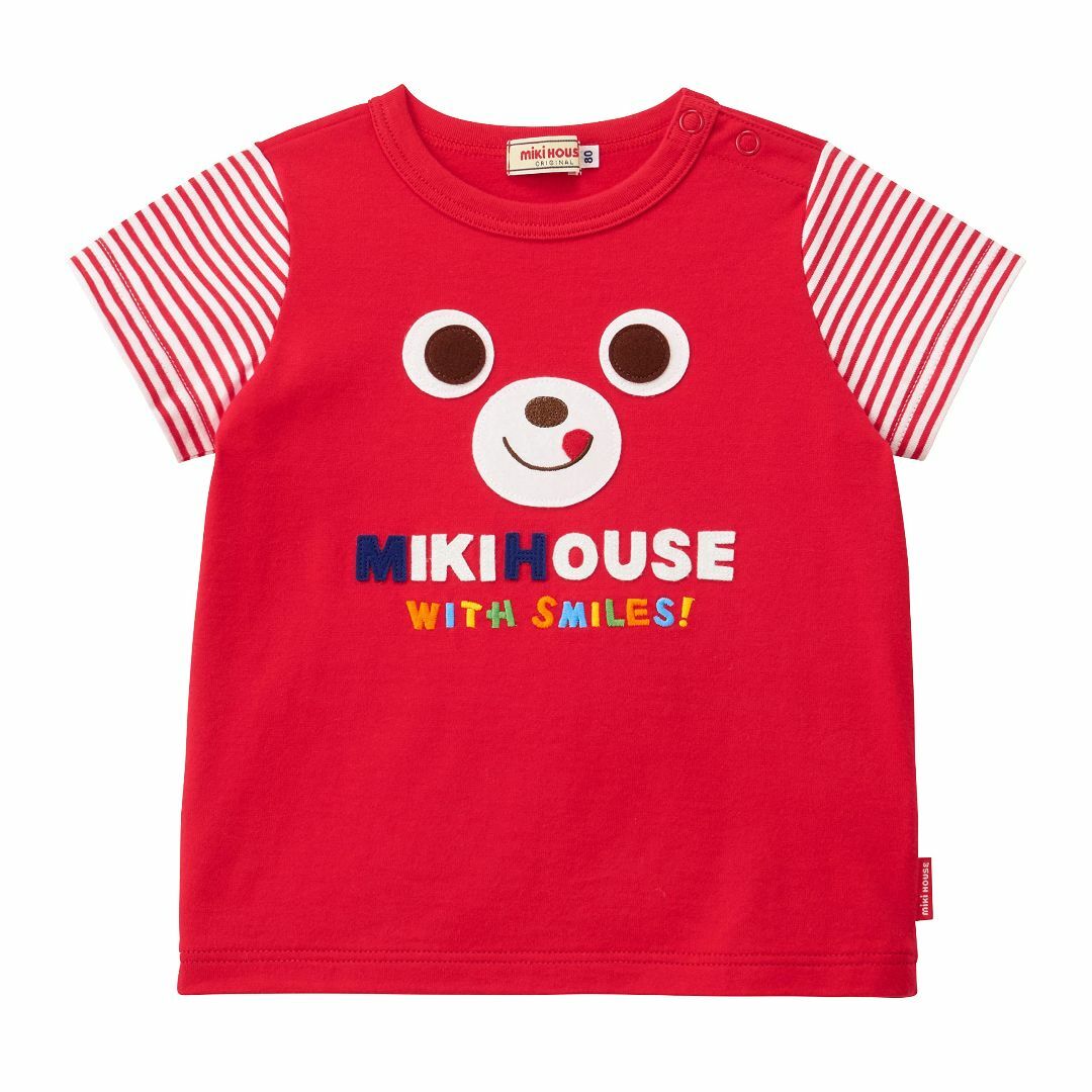 【 ミキハウス 】 Ｔシャツ 半袖 ロゴ 男の子 女の子 ベビー キッズ 子供服