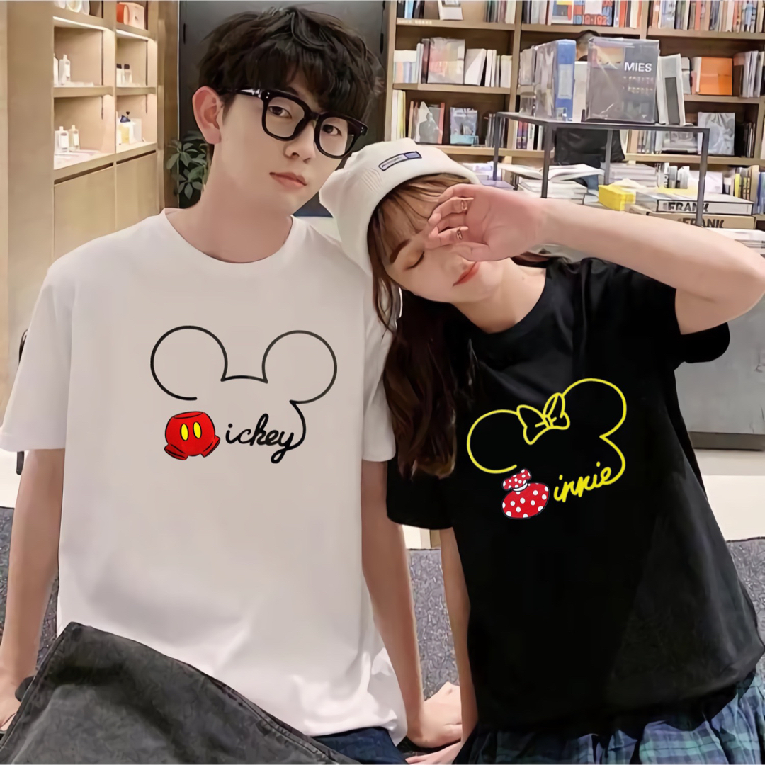 【期間限定値下げ】Disney World ペアTシャツ　男女Sサイズ