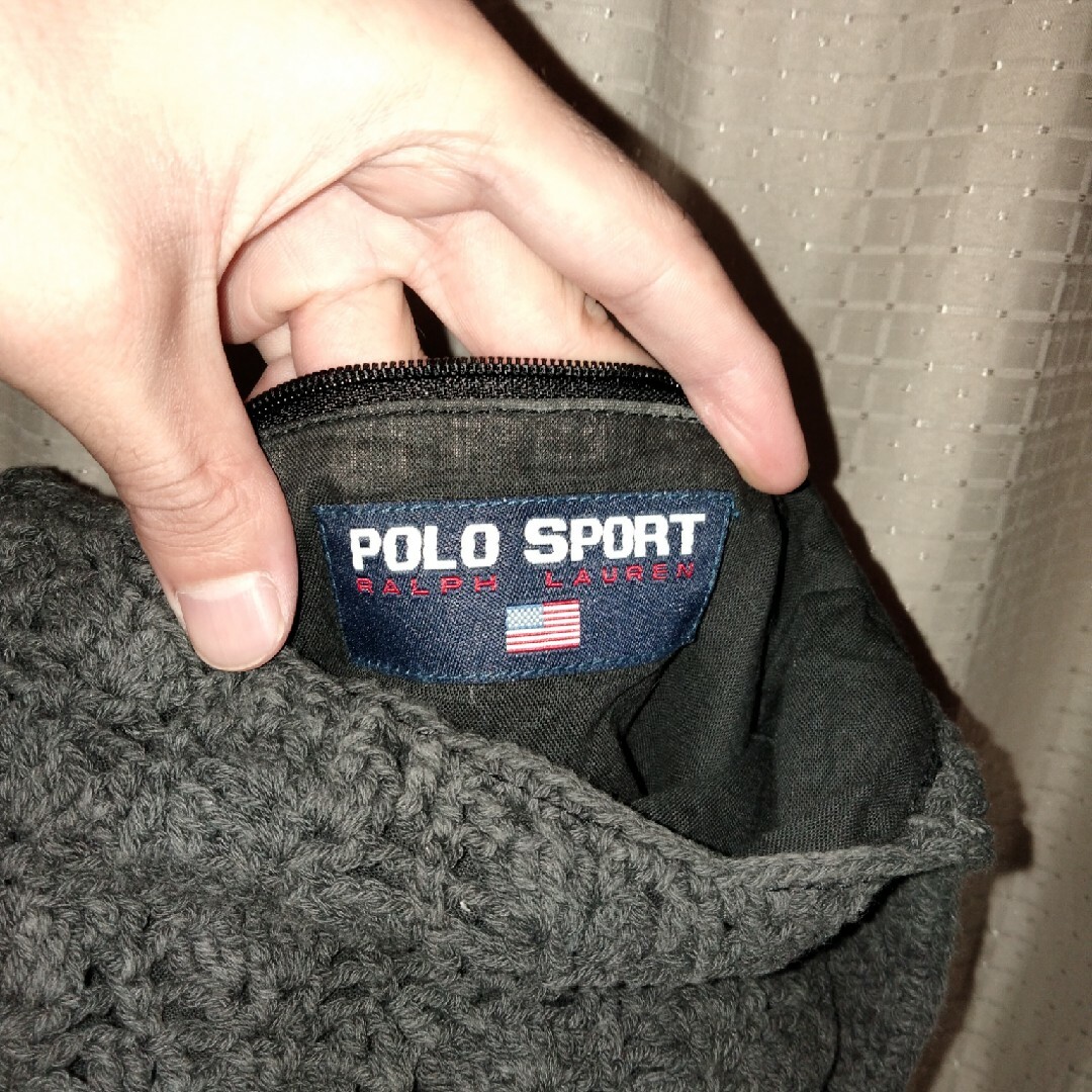 【POLO SPORT】90s　編みショルダーバック