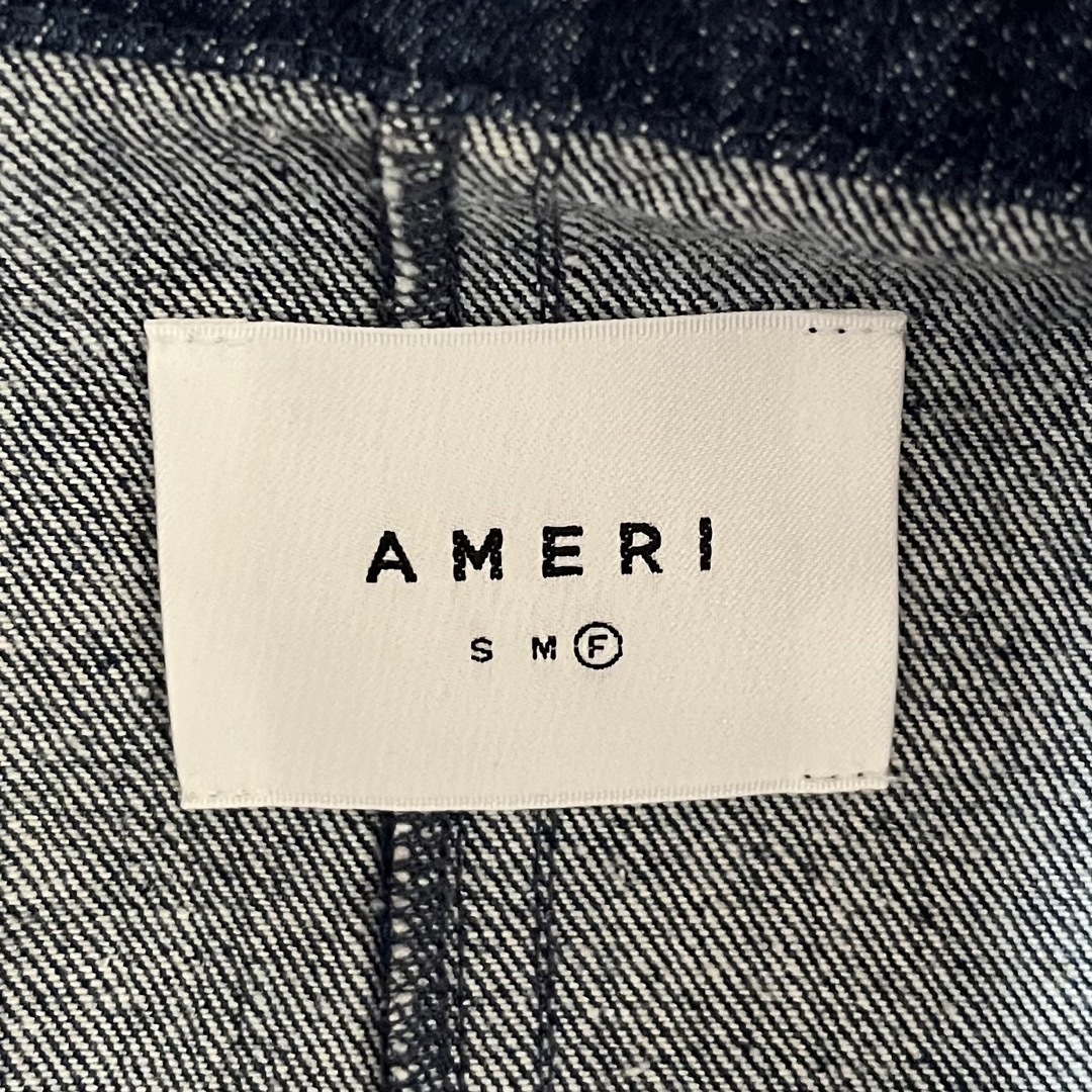 Ameri VINTAGE(アメリヴィンテージ)のAMERI アメリ デニムジャケット レディースのジャケット/アウター(Gジャン/デニムジャケット)の商品写真