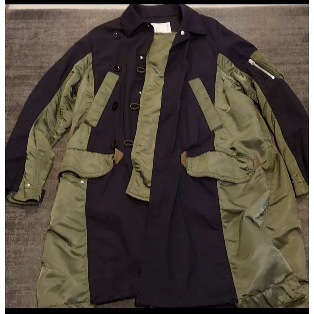 sacai ミリタリーコート アウター ドッキングコート