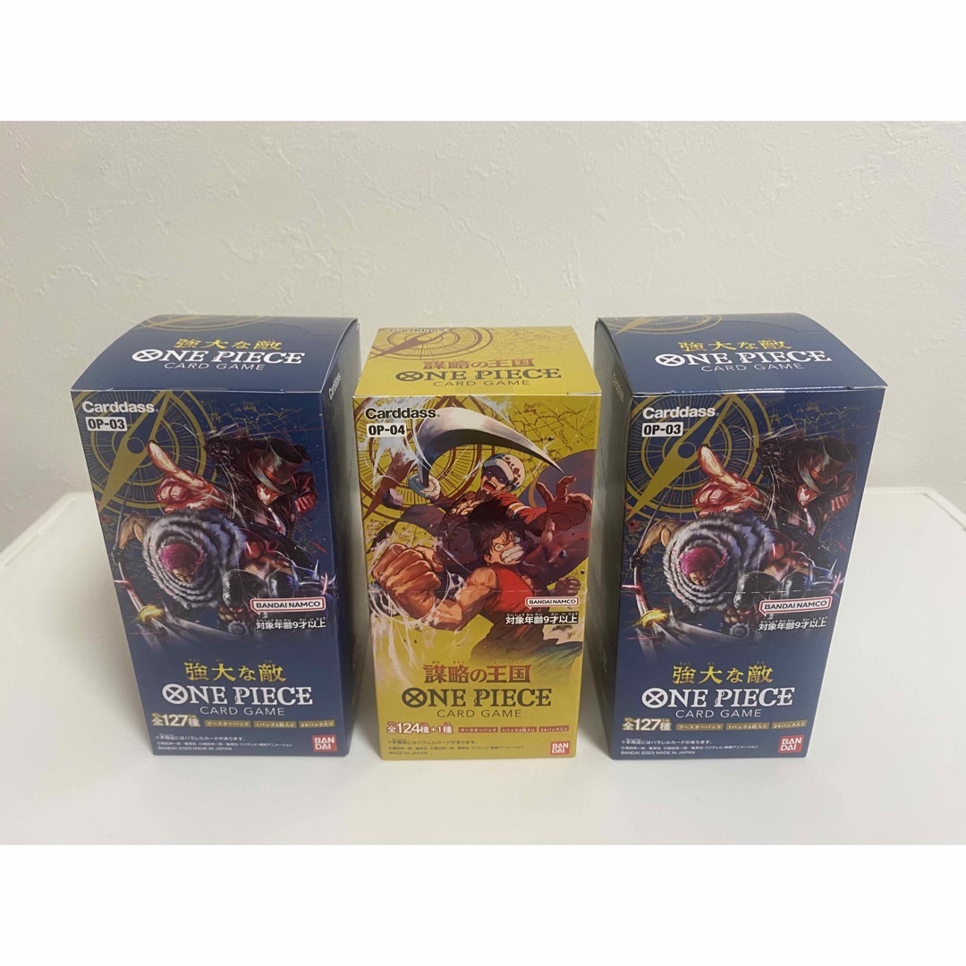 ONE PIECE カードゲーム 謀略の王国 1BOX 強大な敵 2BOX ONE PIECE カードゲーム 謀略の王国 1BOX 強大な敵 2BOX