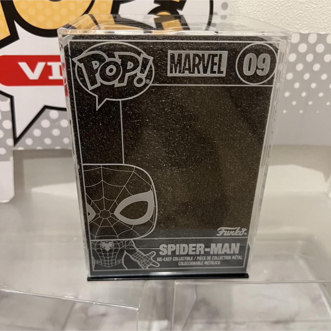 激レア限定FUNKO POP!  スパイダーマン  ダイキャスト　カラーリング版