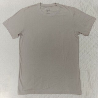 ムジルシリョウヒン(MUJI (無印良品))の無印良品 MUJI オーガニックコットン クルーネック Tシャツ ベージュ M(Tシャツ/カットソー(半袖/袖なし))