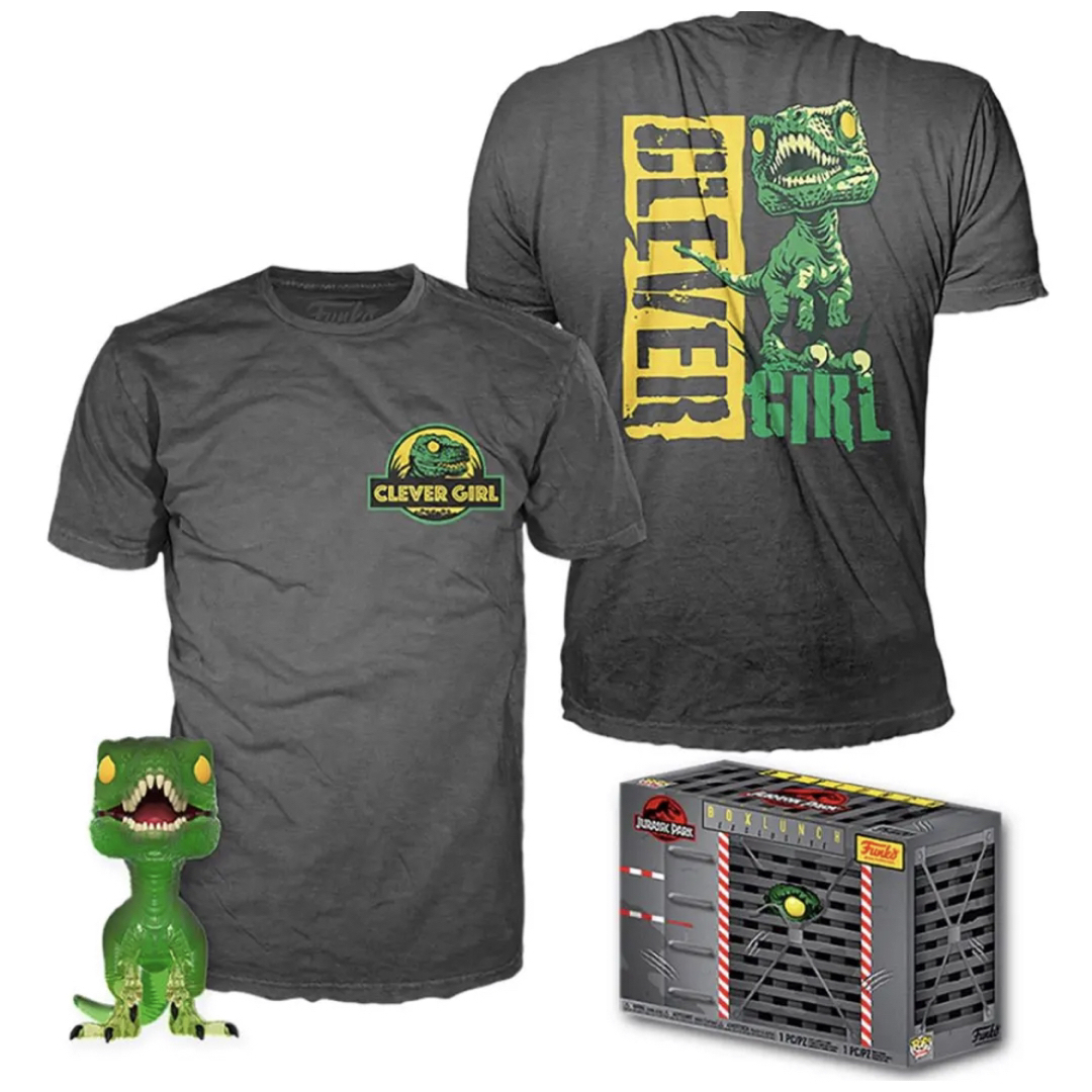 FUNKO POP! ジュラシックパーク ヴェロキラプトル クリア Tシャツ限定