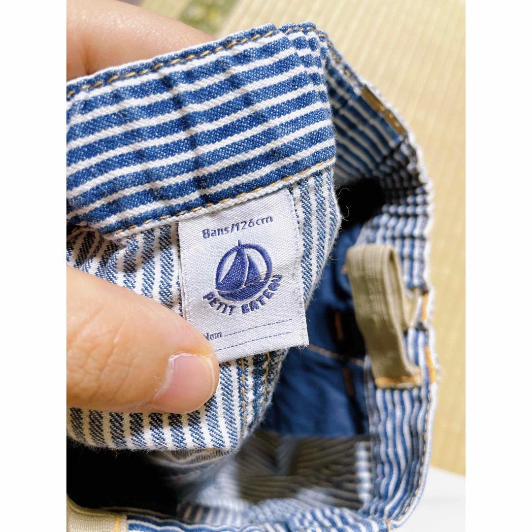 PETIT BATEAU プチバトー デニムスカート ミニスカート ストライプ ブルー 126の通販 by SS｜プチバトーならラクマ