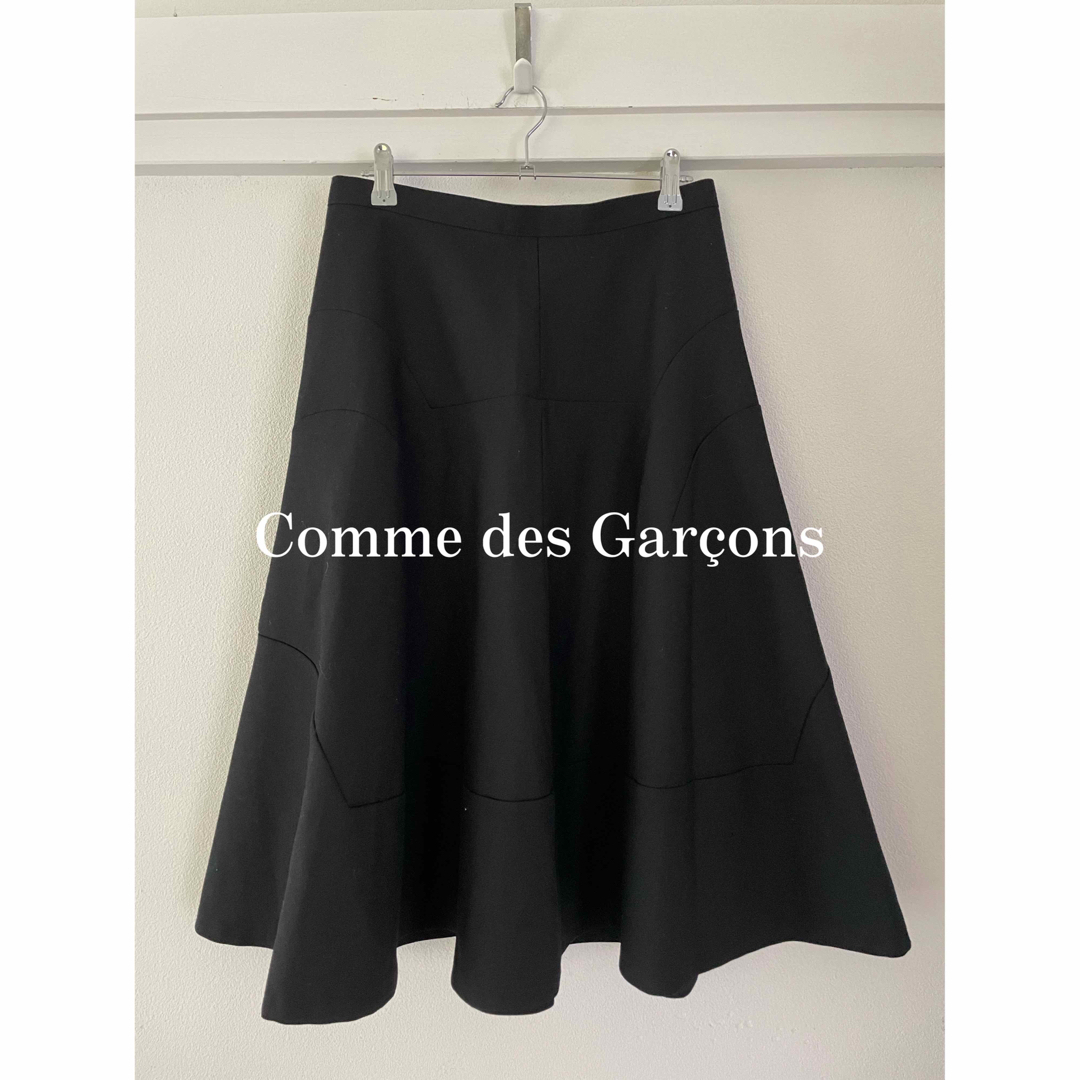 スカートTrico Comme des Garçons ウールギャバジン変形スカート