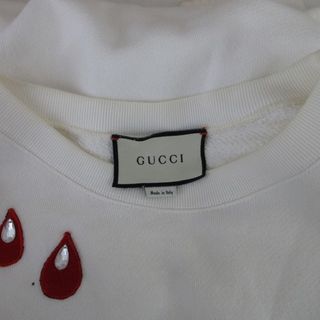 Gucci - グッチ GUCCI スウェット トレーナー ロゴプリント ビジュー ...