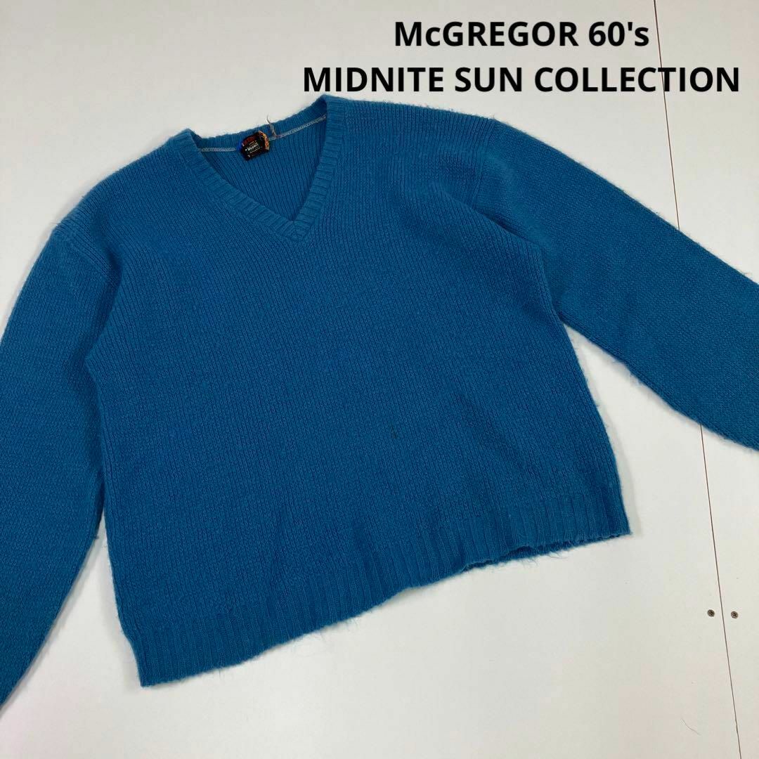 60's McGREGOR マクレガー　カーディガン　Ｖネック　単色