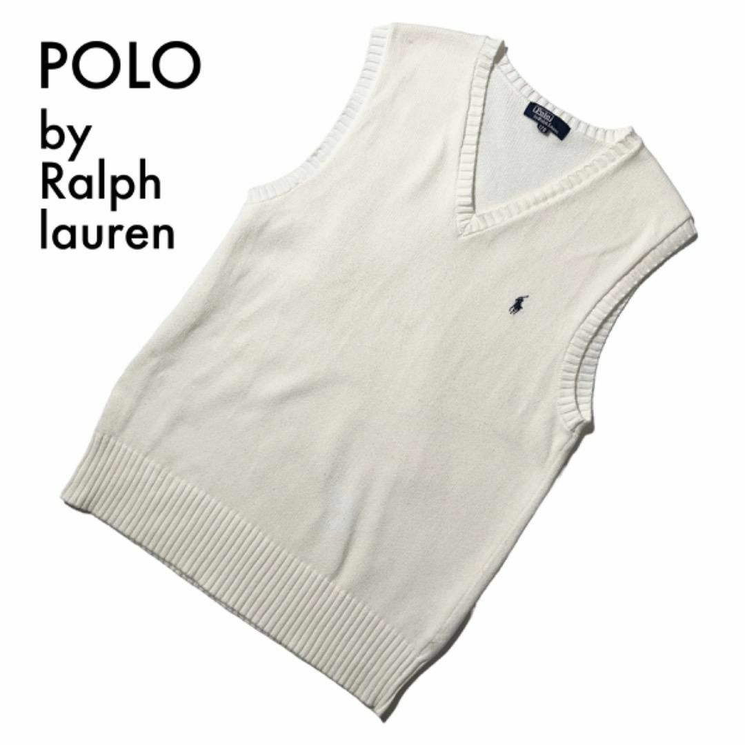 POLO(RALPH LAUREN) - ポロ ラルフローレン コットンニット ベスト