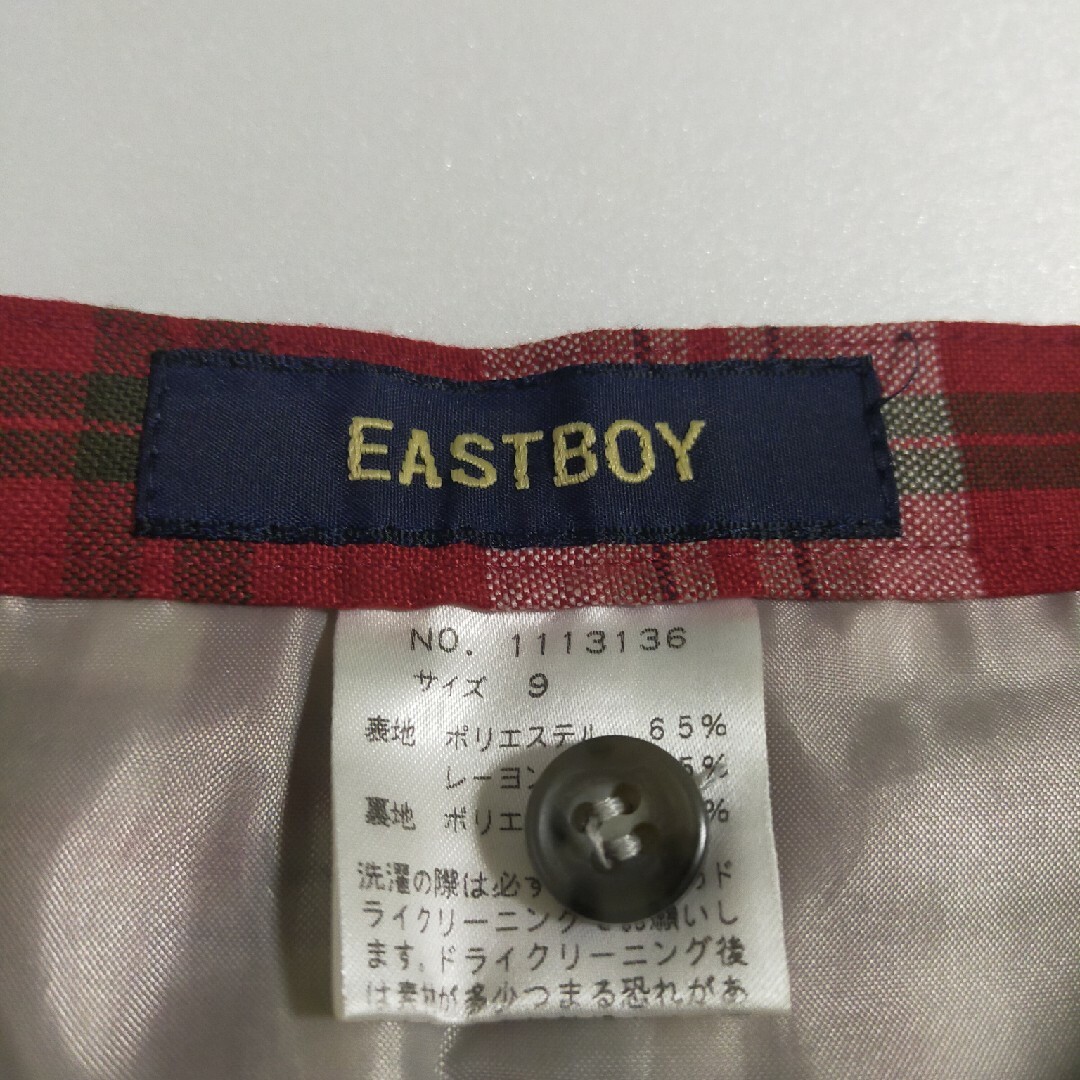 EASTBOY(イーストボーイ)のイーストボーイ プリーツ スカートフォーマル 卒業式 チェック 9号 レディースのスカート(ひざ丈スカート)の商品写真