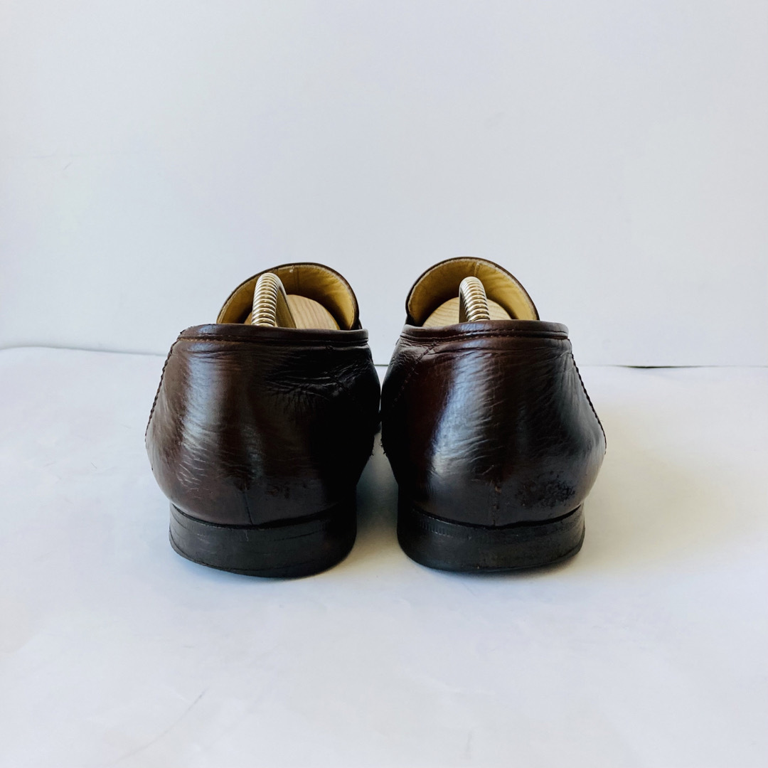 Yves Saint Laurent(イヴサンローラン)のイヴ サンローラン 濃茶 ローファー 26cm 除菌・消臭済み メンズの靴/シューズ(ドレス/ビジネス)の商品写真