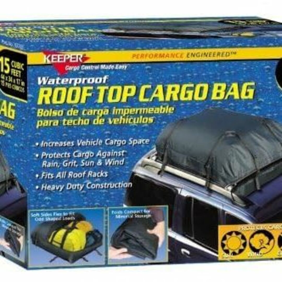 Keeper 07203 Waterproof Roof Top Cargo B