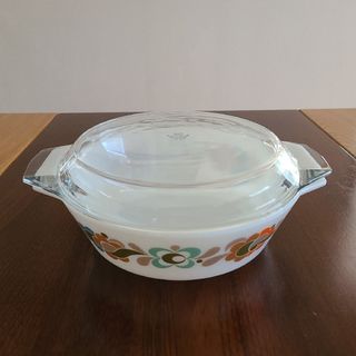 パイレックス(Pyrex)のオールドパイレックス イギリス JAJ カーナビーデイジーテンポ キャセロール(食器)