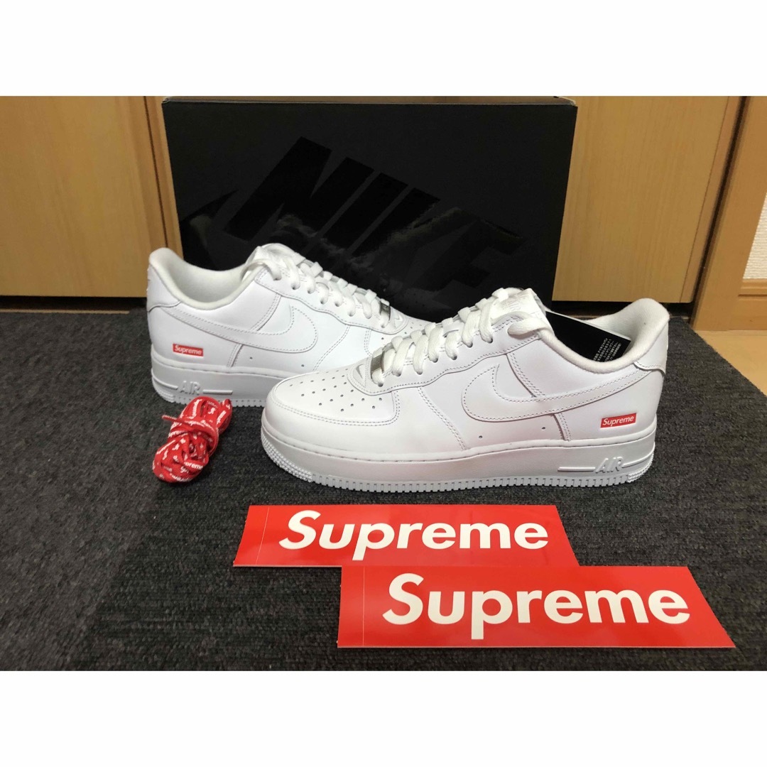 【新品】Supreme Nike Air Force1Low White26.5