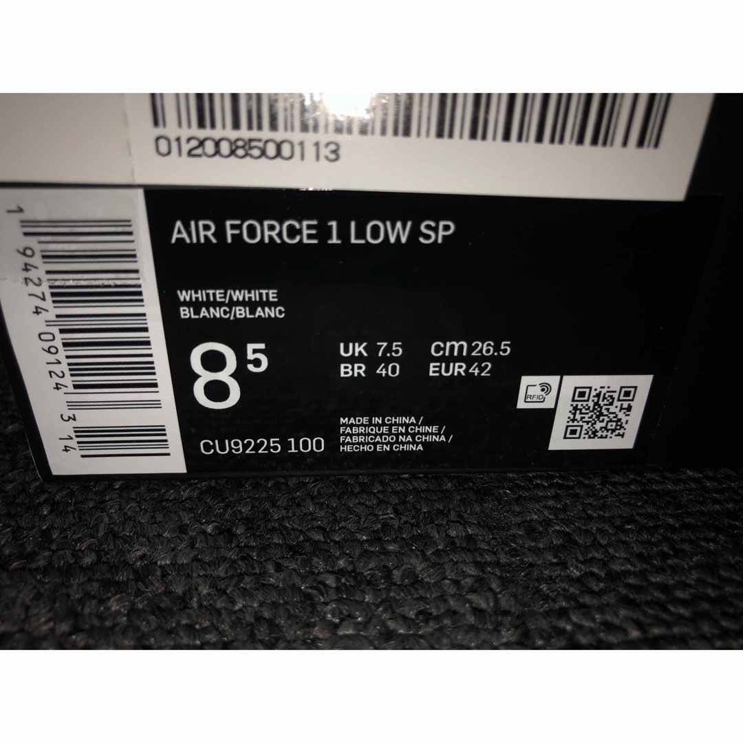 【新品】Supreme Nike Air Force1Low White26.5 8