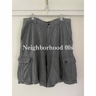 Neighborhood 00AW Sweat cargo short pant