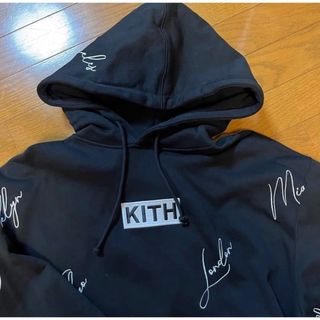 美品✨KITH ウィリアムズ フーディ ボックス ロゴプルオーバーパーカー 白