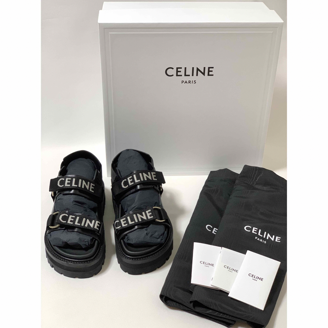 新品《 CELINE セリーヌ 》バルキー アウトドア サンダル 37