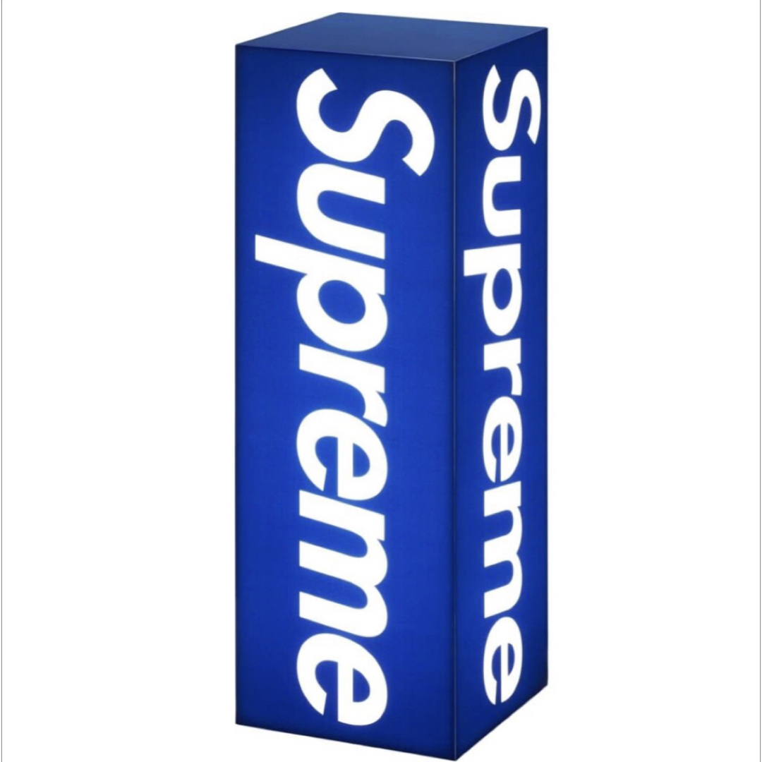 【新品】Supreme Box Logo Lamp Blue ディスプレイライト