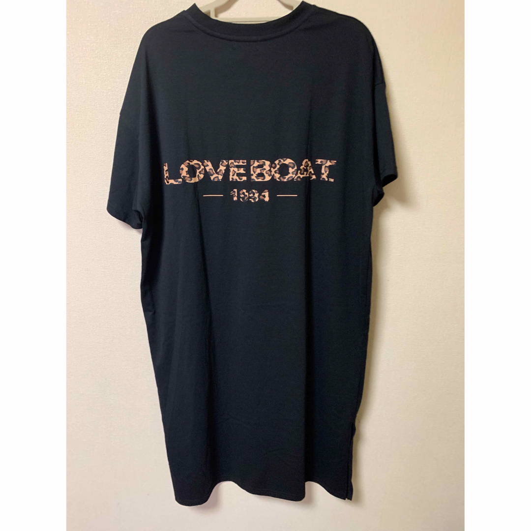 LOVE BOAT - 【新品未使用】LOVEBOAT ヒョウ柄バックロゴ Tシャツ