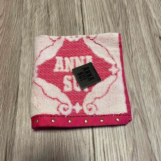 アナスイ(ANNA SUI)のアナスイタオルハンカチピンク(ハンカチ)