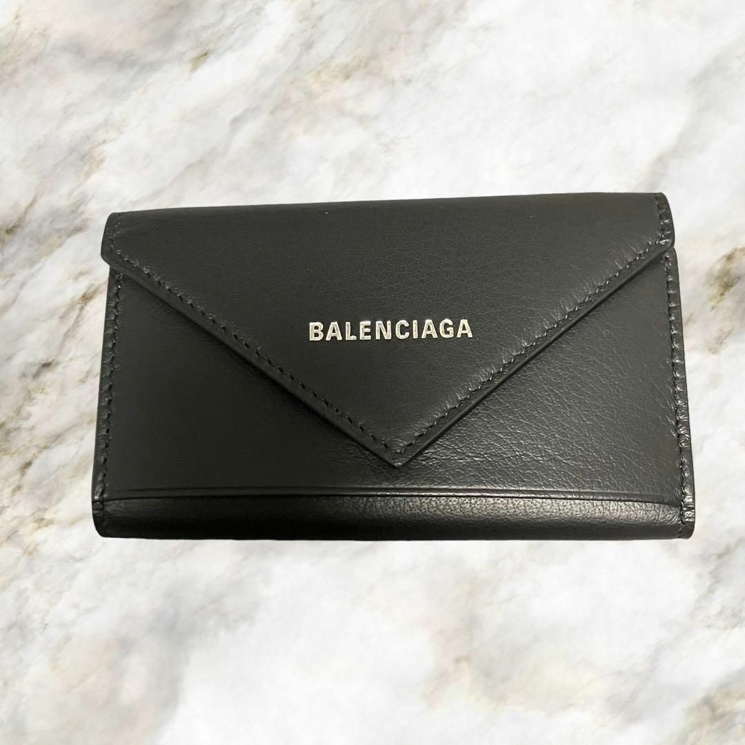 Balenciaga(バレンシアガ)の【新品】BALENCIAGA バレンシアガ キーケース 499204 ブラック レディースのファッション小物(キーケース)の商品写真