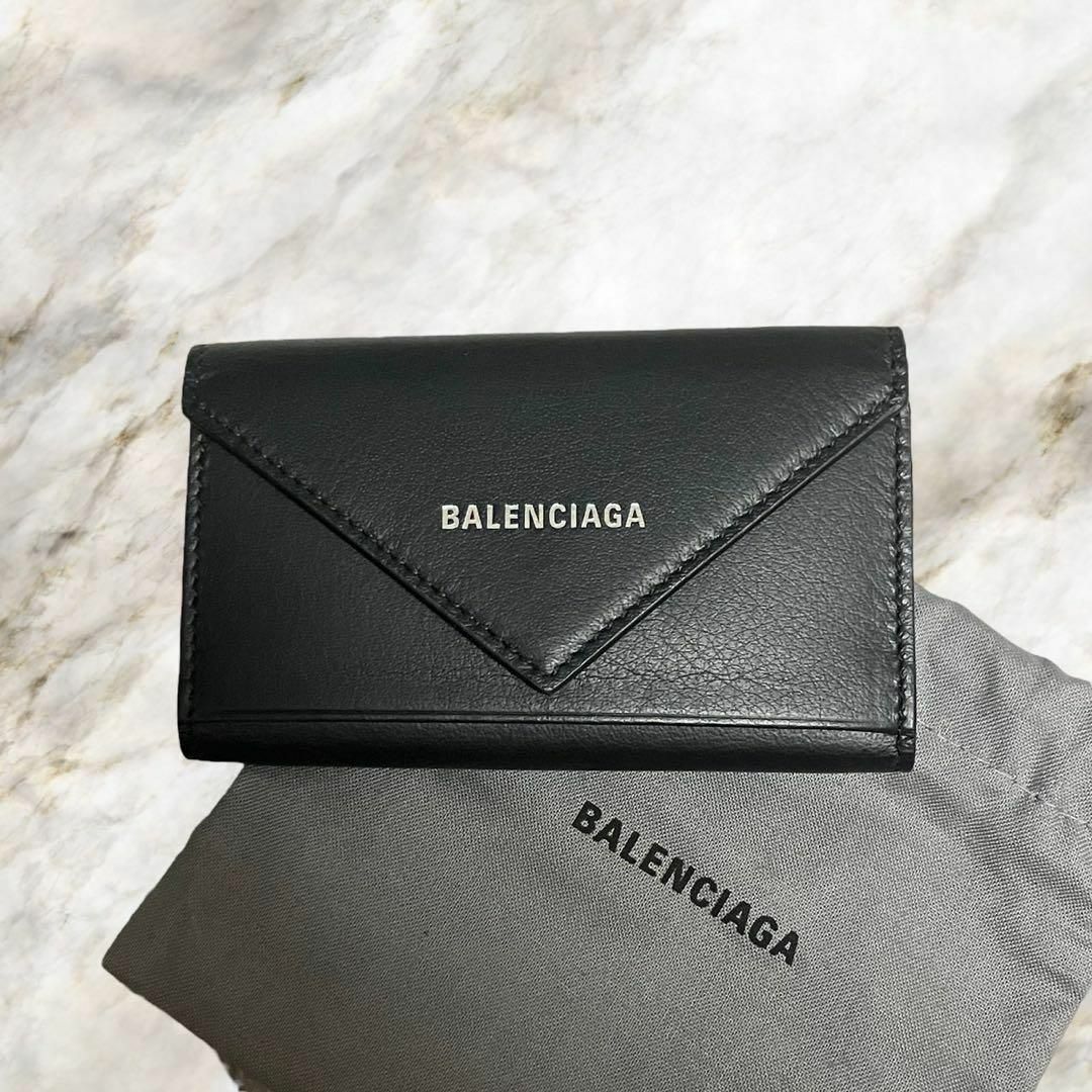 【新品】BALENCIAGA バレンシアガ キーケース 499204 ブラック