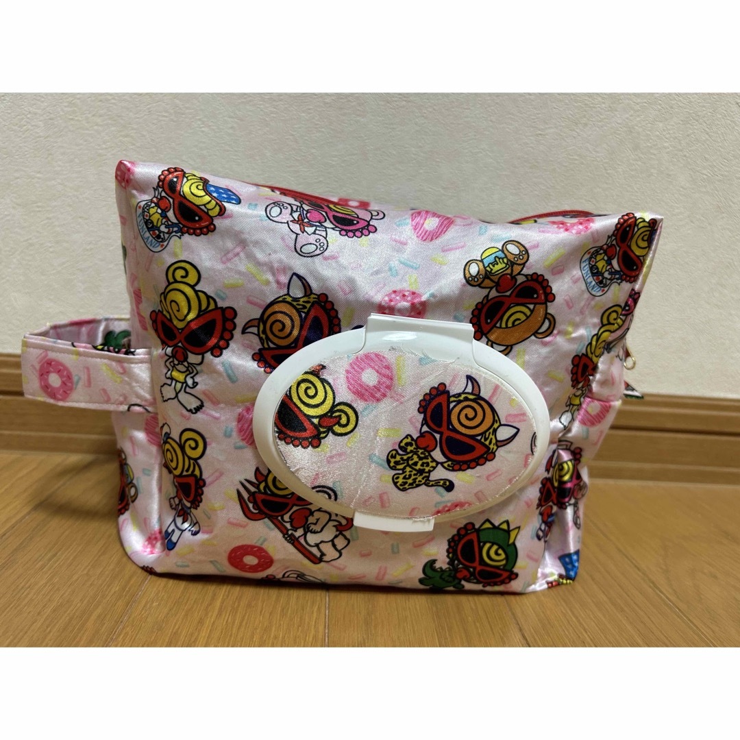 オムツポーチ(ハンドメイド) キッズ/ベビー/マタニティのおむつ/トイレ用品(ベビーおむつバッグ)の商品写真