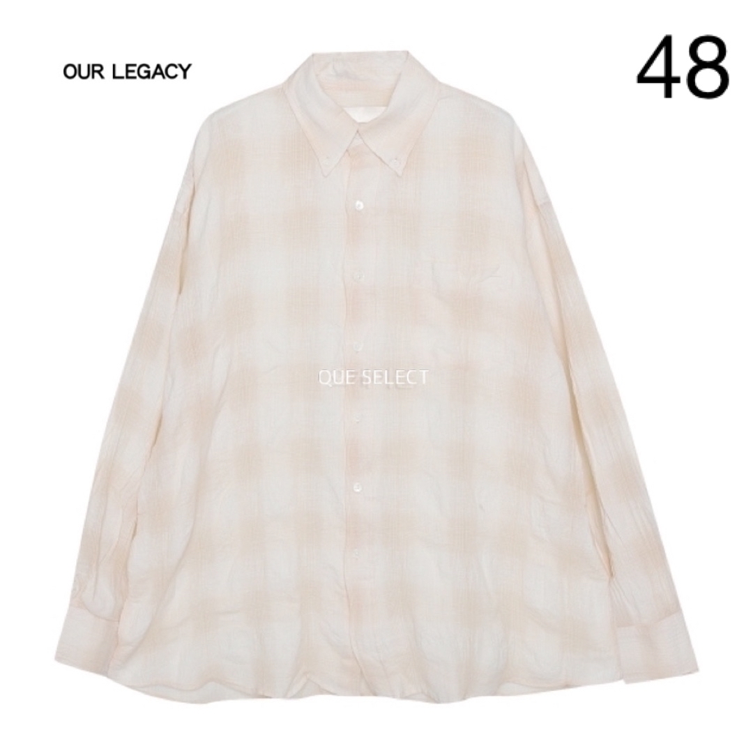 即完品　新品未使用　23SS OUR LEGACY BORROWED SHIRT