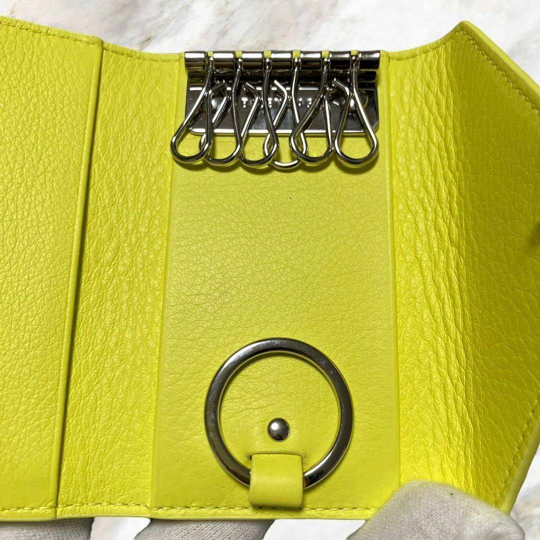 新品】BALENCIAGA バレンシアガ キーケース 499204 イエロー-tops.edu.ng