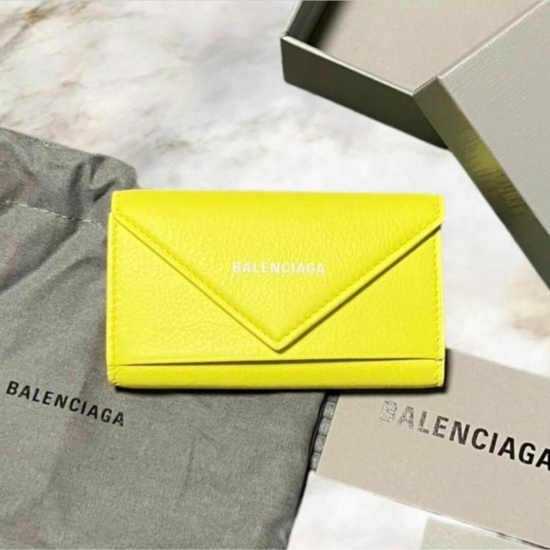 Balenciaga(バレンシアガ)の【新品】BALENCIAGA バレンシアガ キーケース 499204 イエロー レディースのファッション小物(キーケース)の商品写真