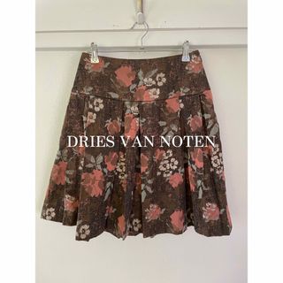 ドリスヴァンノッテン(DRIES VAN NOTEN)のDries Van Noten ドリスヴァンノッテン　ジャガードスカート(ひざ丈スカート)