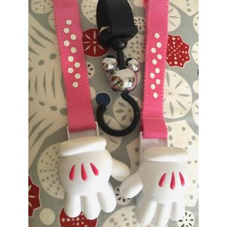 ディズニー(Disney)の美品 ミニー 🎀ベビーカーフック(ベビーカー用アクセサリー)