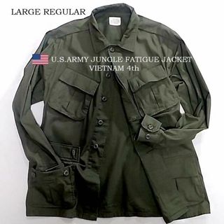 Lsize U.S.army JUNGLE FATIGUE JACKET (ミリタリージャケット)