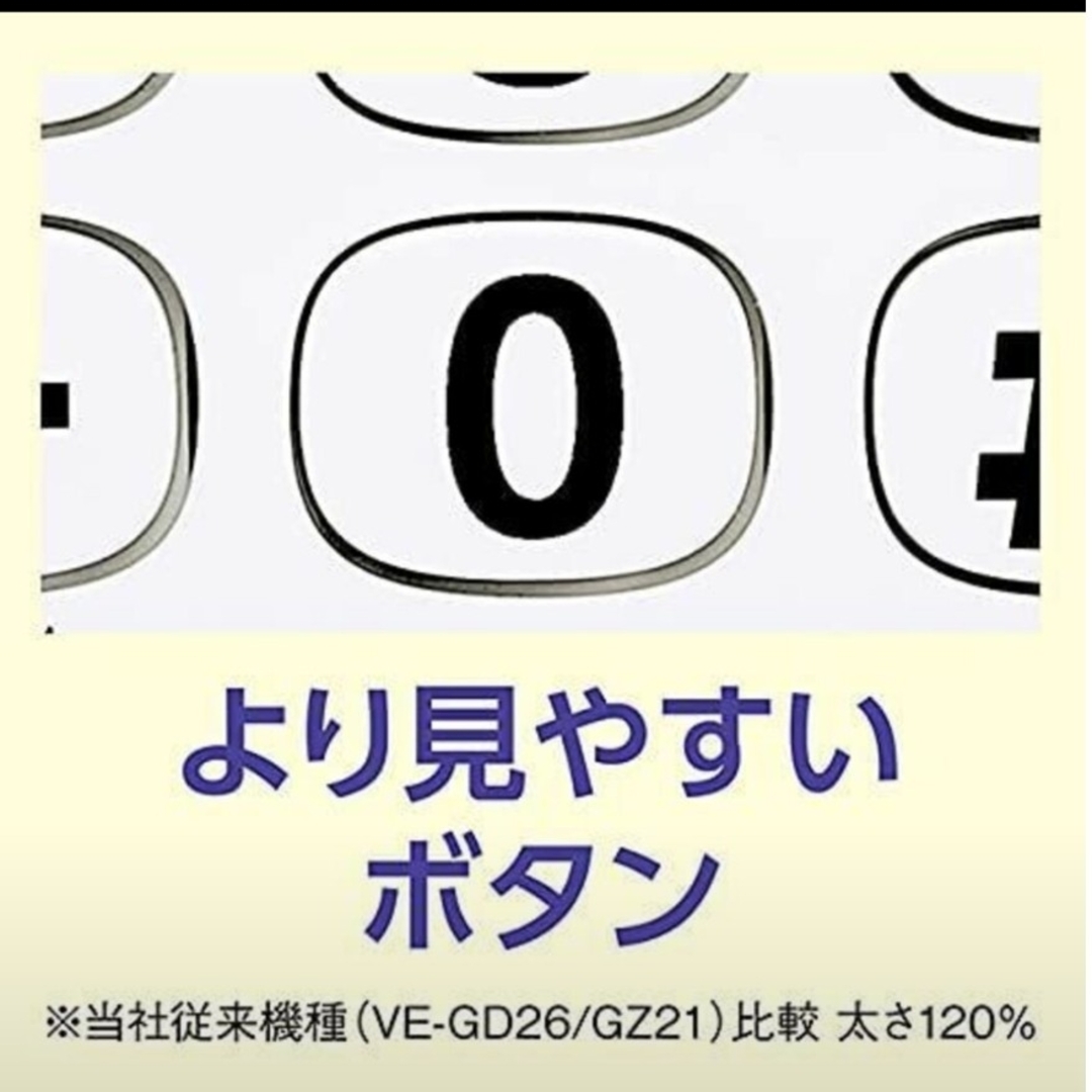 Panasonic(パナソニック)の新品 子機3台付 パナソニック  コードレス 留守番 電話機　迷惑対策搭載 スマホ/家電/カメラのスマホ/家電/カメラ その他(その他)の商品写真