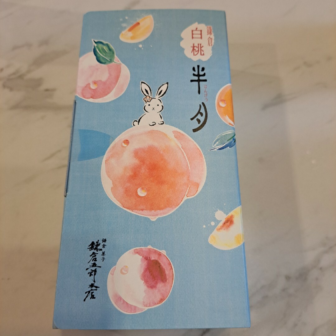 鎌倉五郎本店　半月　白桃　5枚 食品/飲料/酒の食品(菓子/デザート)の商品写真