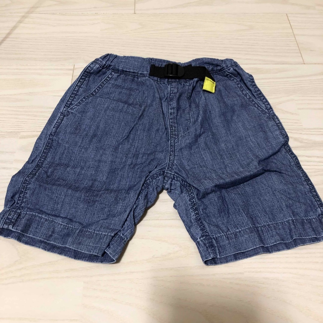 maarook(マルーク)の【110】マルーク　ハーフパンツ　短パン　デニム風 キッズ/ベビー/マタニティのキッズ服男の子用(90cm~)(パンツ/スパッツ)の商品写真