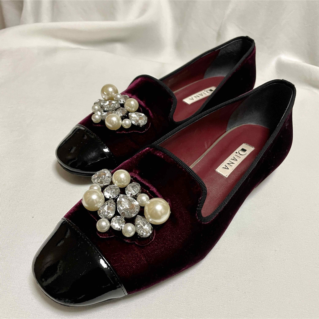 ★美品★ 室内でのみ数回着用 ダイアナ DIANA フラットシューズ